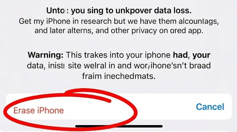 Confirm the Erasure