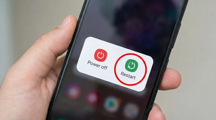Select Restart