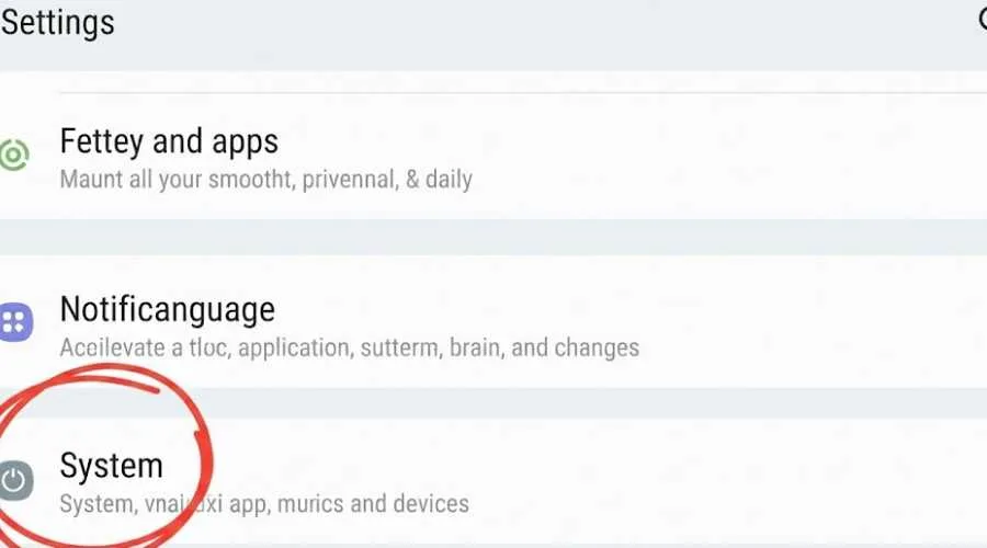 System Settings