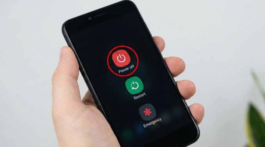 Išjunkite savo įrenginį